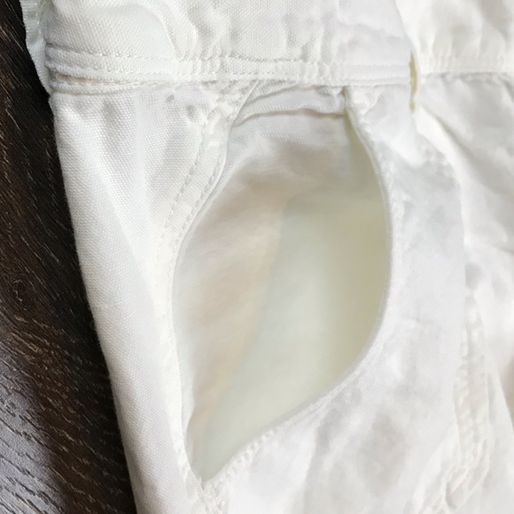 Diesel Only The Brave Women’s Wide Leg White Denim Distressed Jeans Size 28 - Picture 5 of 10